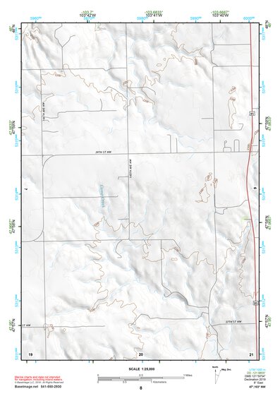 47103NW Page 8 Watford City Topo Preview 1