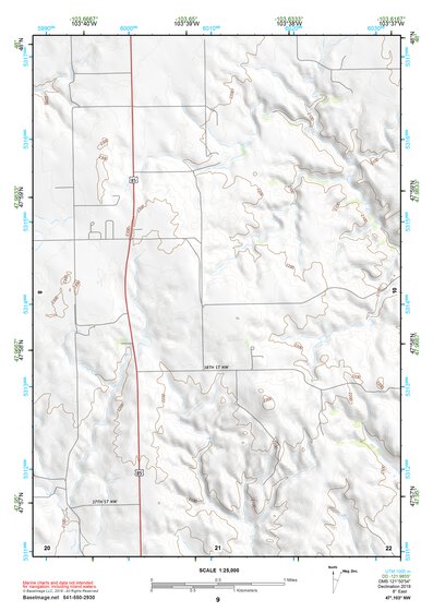 47103NW Page 9 Watford City Topo Preview 1