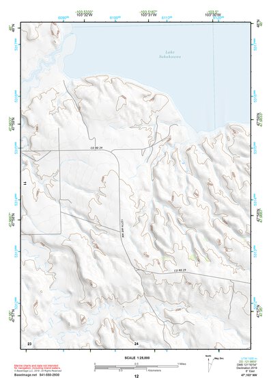 47103NW Page 12 Watford City Topo Preview 1