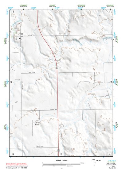 47103NW Page 21 Watford City Topo Preview 1