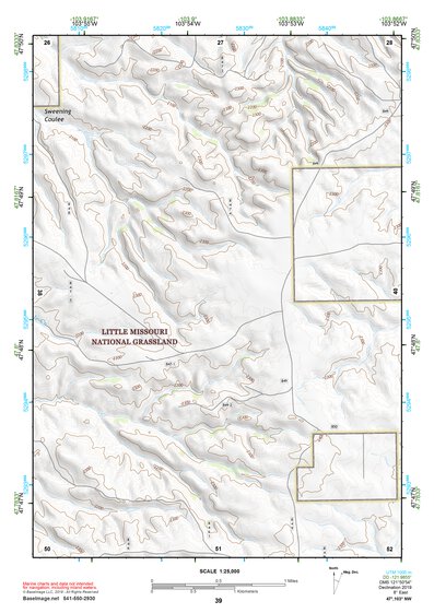 47103NW Page 39 Watford City Topo Preview 1