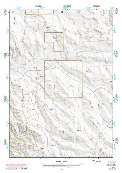 47103NW Page 74 Watford City Topo Preview 1