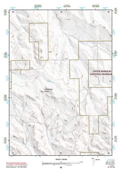 47103NW Page 76 Watford City Topo Preview 1
