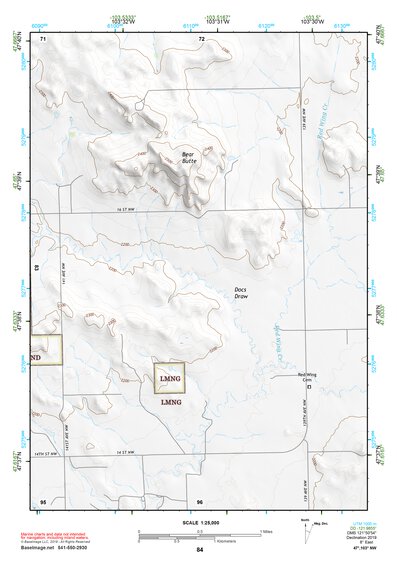 47103NW Page 84 Watford City Topo Preview 1