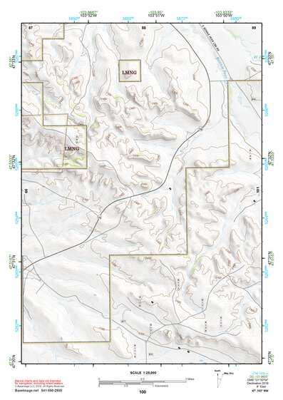 47103NW Page 100 Watford City Topo Preview 1