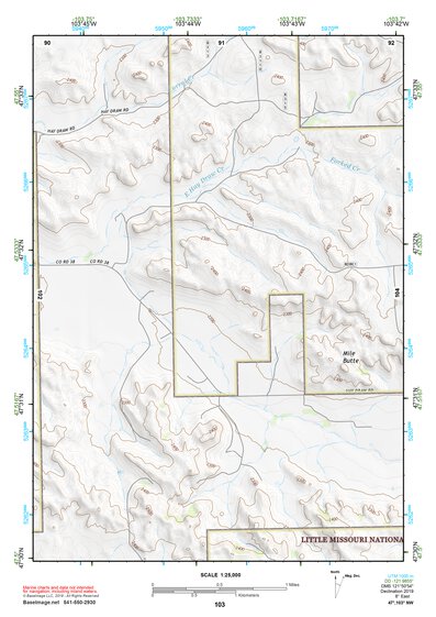 47103NW Page 103 Watford City Topo Preview 1