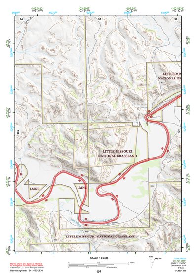 47103NW Page 107 Watford City Topo Preview 1