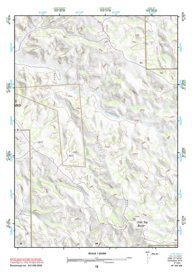 47103SW Page 12 Grassy Butte Topo Preview 1