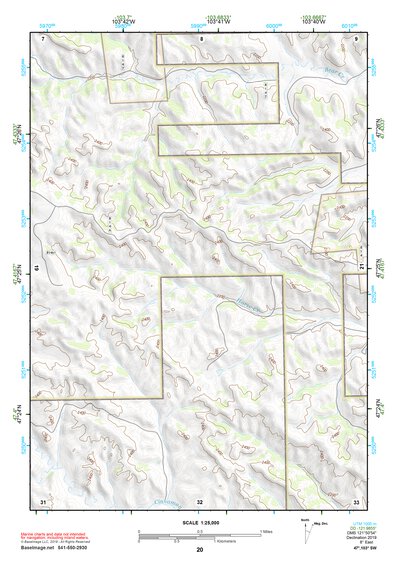 47103SW Page 20 Grassy Butte Topo Preview 1