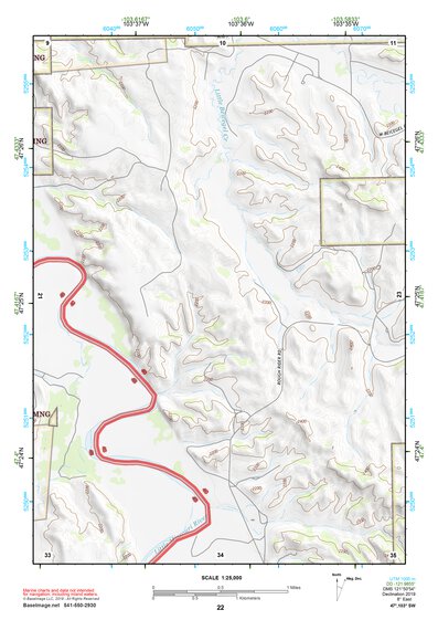 47103SW Page 22 Grassy Butte Topo Preview 1