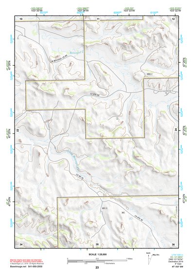 47103SW Page 23 Grassy Butte Topo Preview 1