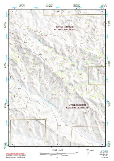 47103SW Page 31 Grassy Butte Topo Preview 1