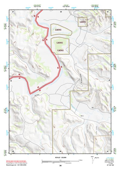 47103SW Page 34 Grassy Butte Topo Preview 1