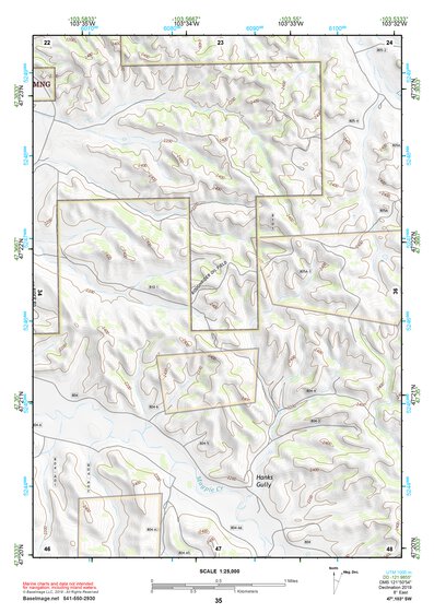 47103SW Page 35 Grassy Butte Topo Preview 1
