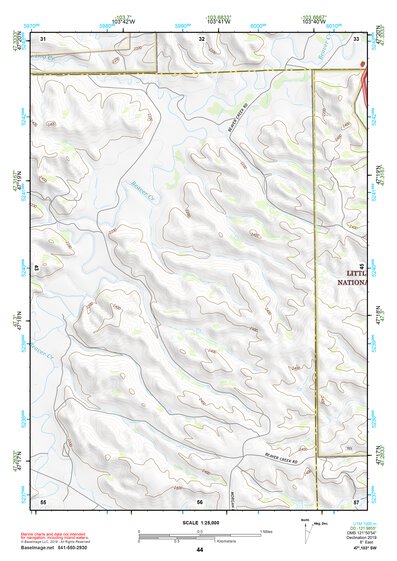 47103SW Page 44 Grassy Butte Topo Preview 1
