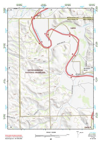 47103SW Page 45 Grassy Butte Topo Preview 1