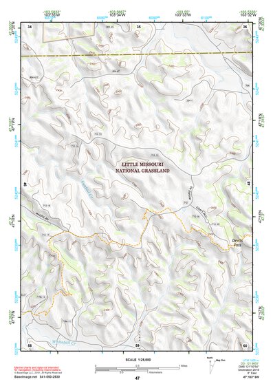 47103SW Page 47 Grassy Butte Topo Preview 1