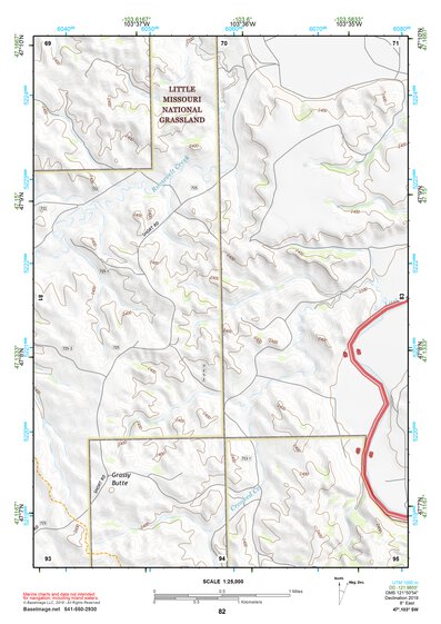 47103SW Page 82 Grassy Butte Topo Preview 1