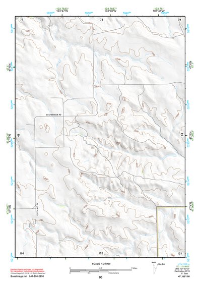 47103SW Page 90 Grassy Butte Topo Preview 1