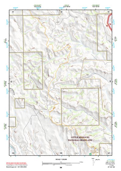 47103SW Page 94 Grassy Butte Topo Preview 1