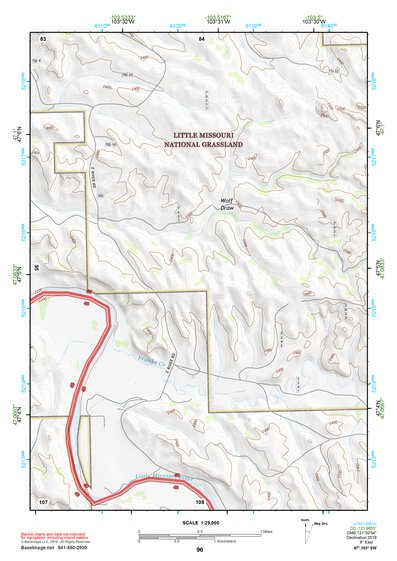 47103SW Page 96 Grassy Butte Topo Preview 1