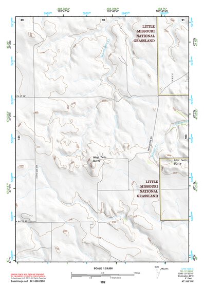 47103SW Page 102 Grassy Butte Topo Preview 1