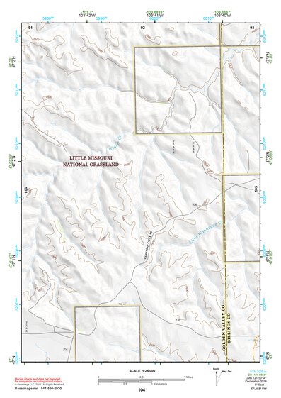 47103SW Page 104 Grassy Butte Topo Preview 1