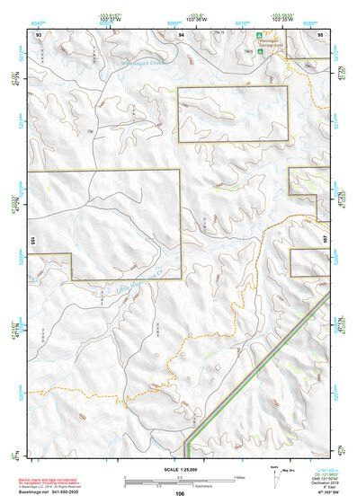 47103SW Page 106 Grassy Butte Topo Preview 1