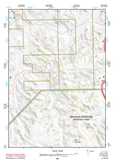 47103SW Page 107 Grassy Butte Topo Preview 1
