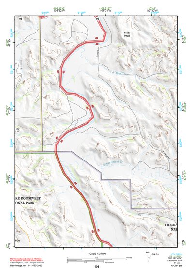 47103SW Page 108 Grassy Butte Topo Preview 1