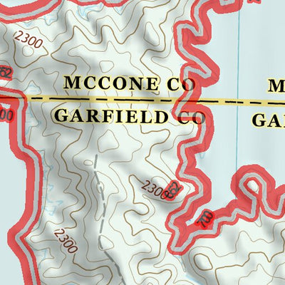 47106NE Page 3 Fort Peck Lake East Topo Preview 3