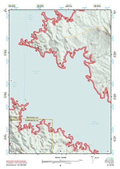 47106NE Page 4 Fort Peck Lake East Topo Preview 1