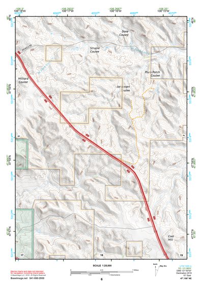 47106NE Page 6 Fort Peck Lake East Topo Preview 1