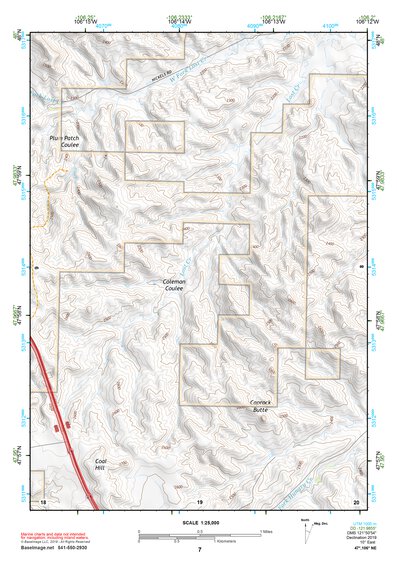 47106NE Page 7 Fort Peck Lake East Topo Preview 1