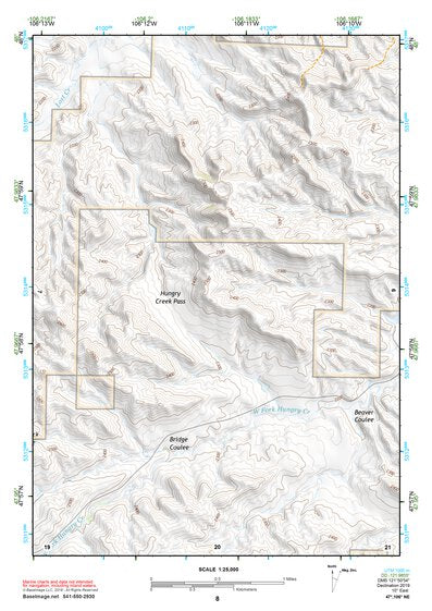 47106NE Page 8 Fort Peck Lake East Topo Preview 1