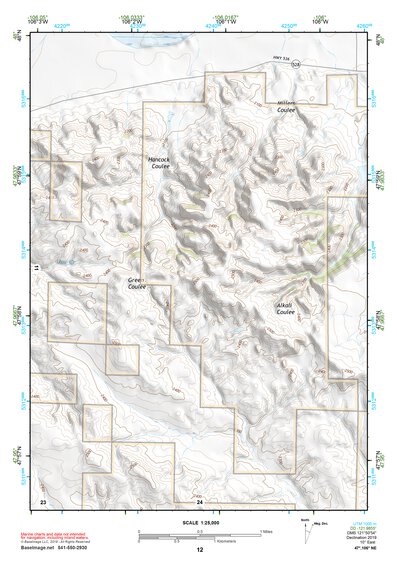 47106NE Page 12 Fort Peck Lake East Topo Preview 1