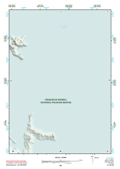 47106NE Page 14 Fort Peck Lake East Topo Preview 1