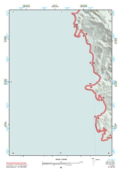 47106NE Page 15 Fort Peck Lake East Topo Preview 1