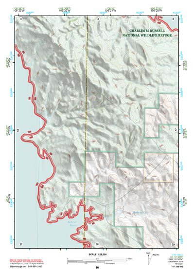 47106NE Page 16 Fort Peck Lake East Topo Preview 1