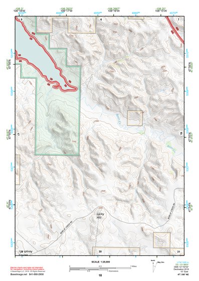 47106NE Page 18 Fort Peck Lake East Topo Preview 1
