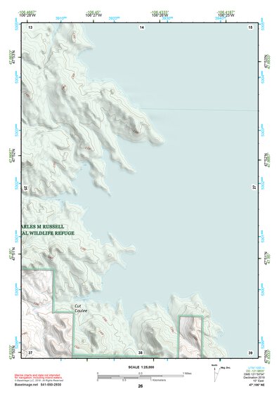47106NE Page 26 Fort Peck Lake East Topo Preview 1