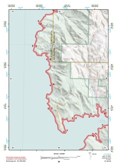 47106NE Page 28 Fort Peck Lake East Topo Preview 1