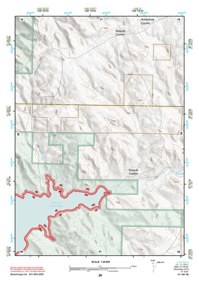 47106NE Page 29 Fort Peck Lake East Topo Preview 1