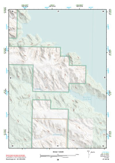 47106NE Page 39 Fort Peck Lake East Topo Preview 1
