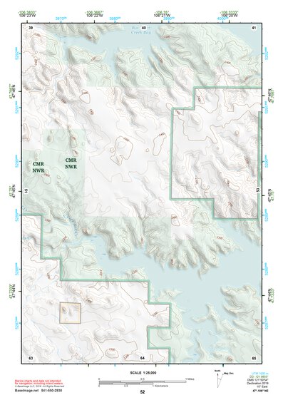 47106NE Page 52 Fort Peck Lake East Topo Preview 1