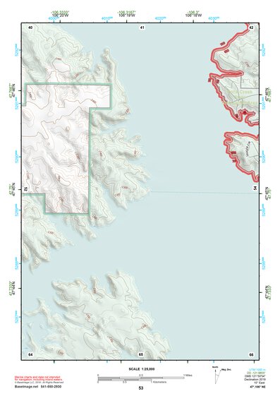 47106NE Page 53 Fort Peck Lake East Topo Preview 1