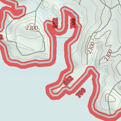 47106NE Page 54 Fort Peck Lake East Topo Preview 2