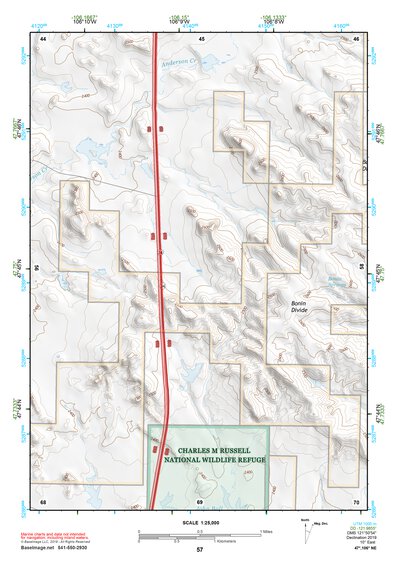 47106NE Page 57 Fort Peck Lake East Topo Preview 1