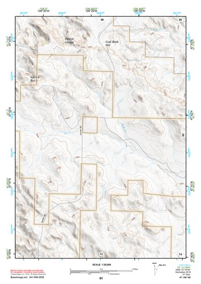 47106NE Page 61 Fort Peck Lake East Topo Preview 1