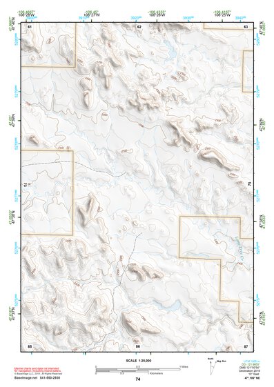 47106NE Page 74 Fort Peck Lake East Topo Preview 1
